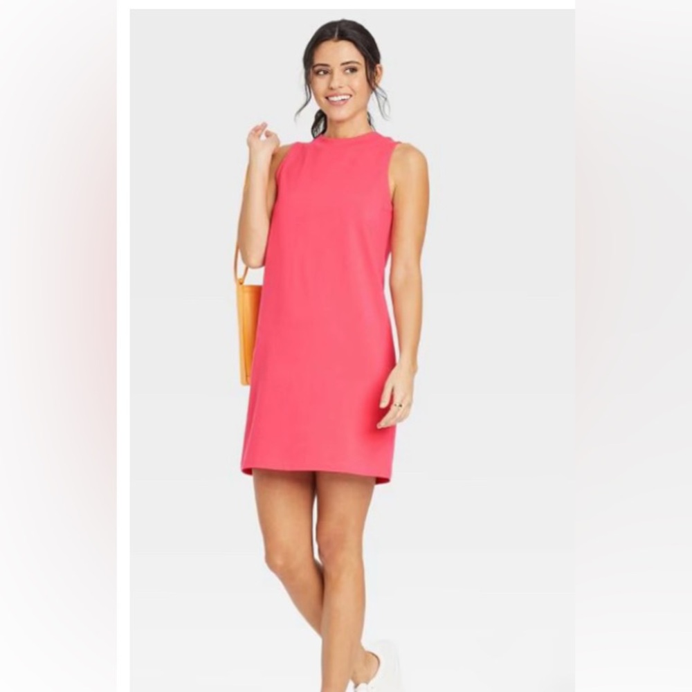 A New Day women’s coral sleeveless dress, size medium